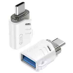 USB to USB-C OTG adapter XO NB256B white