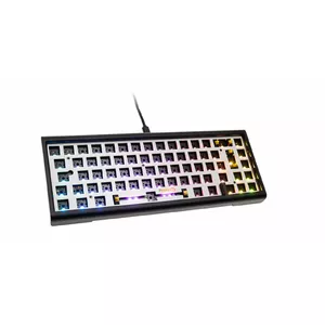 Mehāniskā spēļu tastatūra Ducky Tinker 65 RGB melna, ISO-DE izkārtojums