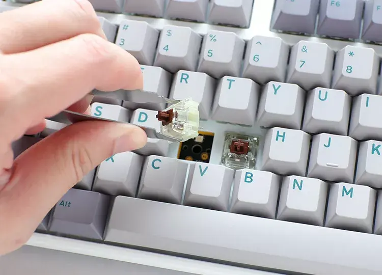 Ducky One 3 TKL Mist Grey tastatūra Photo 8