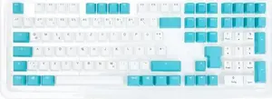 Keycap set Ducky DKSA109-DEPDBWZOT PBT ISO DE white blue
