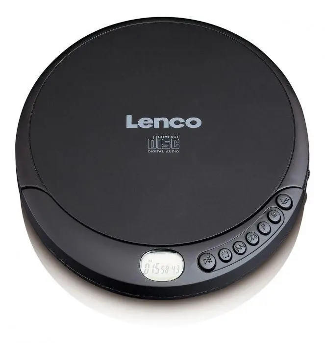 Portatīvais CD atskaņotājs Lenco CD-010 Melns