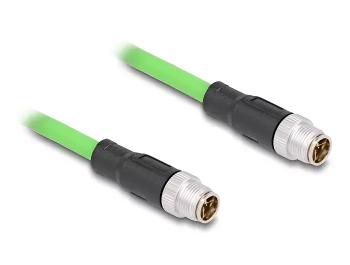 Tīkla kabelis DeLOCK M12 Cable X-coded 8 pin male to male Photo 3