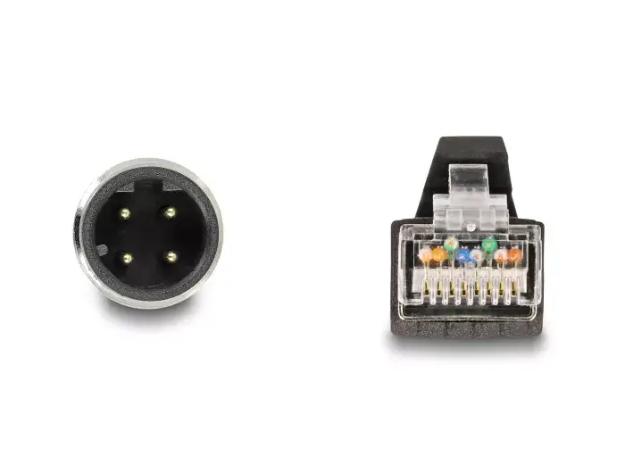 Tīkla kabelis DeLOCK M12 Cable D-coded Photo 2