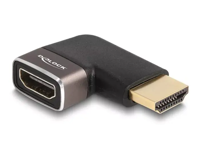 DeLOCK HDMI Adapter male to female 90° left angled Photo 2