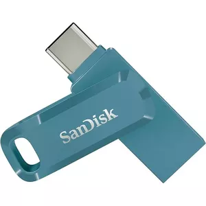 USB Flash Drive SanDisk 256GB USB Type-A USB Type-C Ultra Dual Drive Go