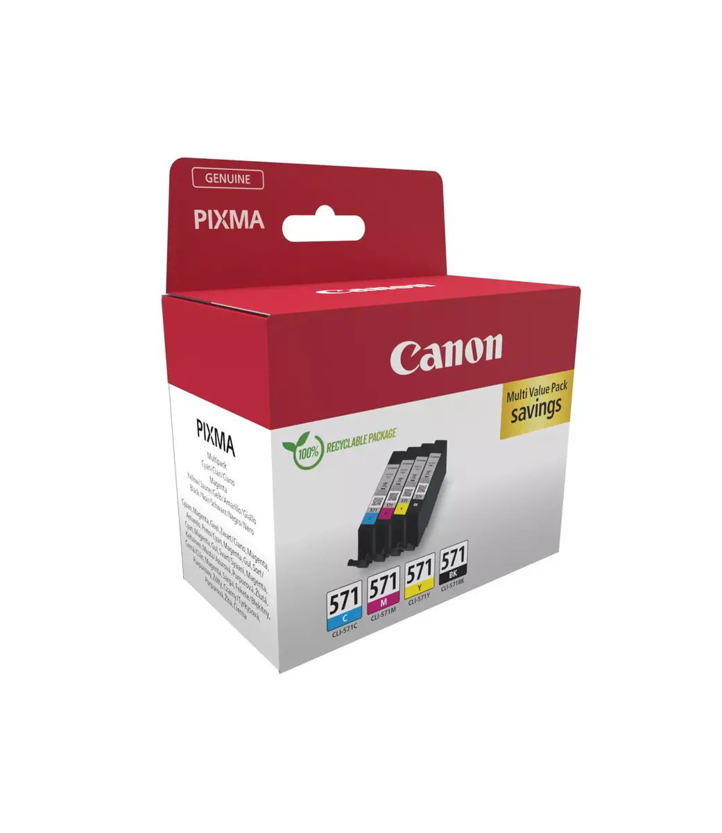 Cartridge Canon Ink 0386C008 CLI-571 Multipack BK,C,M,Y Photo 2