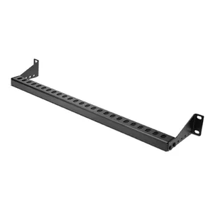 Kabeļu saistīšanas stienis StarTech.com 12S-CABLE-LACING-BAR Melns Tērauds