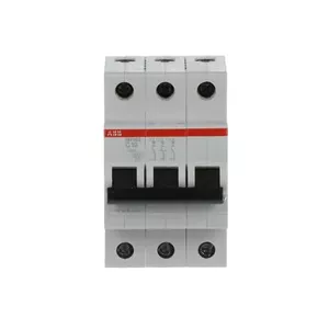 Miniatūrais automāts ABB 2CDS213001R0104 3‑polu, 10 A, C līkne, 440 V AC, 50/60 Hz, IP20