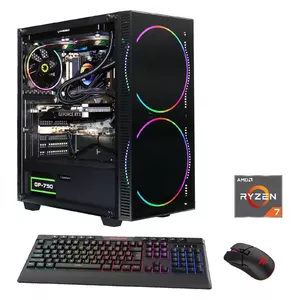 Hyrican Gamemax Black Hole 7195 AMD Ryzen™ 7 7700X 16 GB DDR5-SDRAM 1 TB SSD NVIDIA GeForce RTX 4060 Ti Windows 11 Home Midi Tower PC