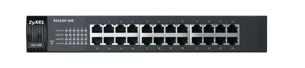 Неуправляемый коммутатор Zyxel ES1100-24E Photo 2