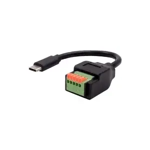 Адаптер USB‑C Exsys EX‑49123 с 5‑контактным клеммным блоком, кабель 15 см