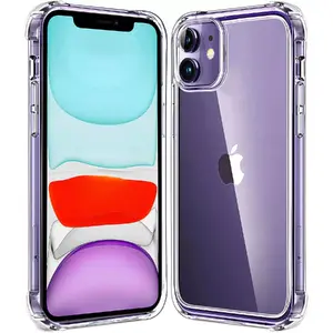 Силиконовый чехол Fusion Anti Shock для Apple iPhone 11, 1.5 мм, прозрачный