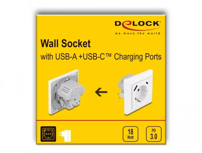 Розетка DeLOCK 11499 Тип F Photo 3