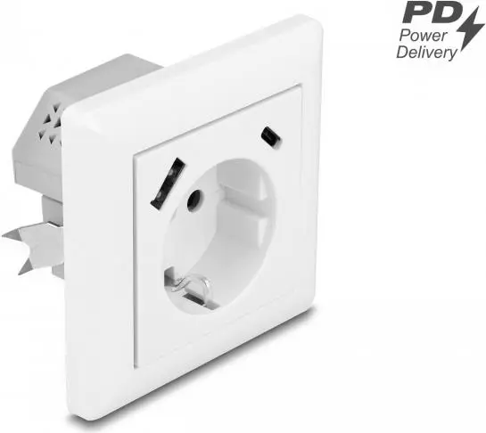 DeLOCK 11499 Kontaktligzda F tips ar