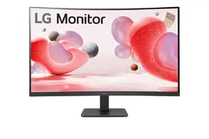 Monitors LG 32MR50C-B, 31,5" Full HD (1920 x 1080), VA izliektu paneli, 5 ms, 250 cd/m², 3000:1 kontrasts, 178° skata leņķi, melns