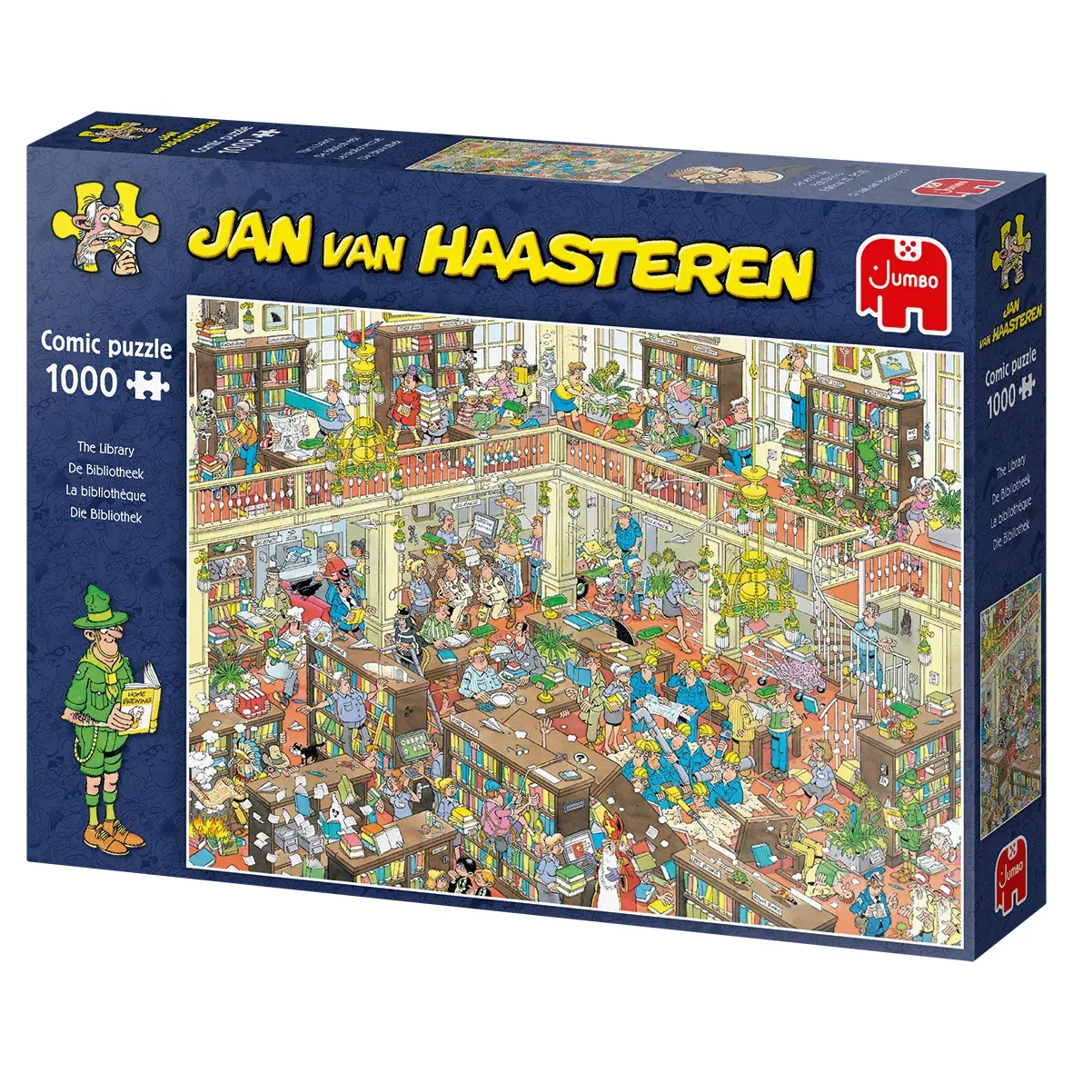 Jumbo Jan van Haasteren The Library 1000 gabalu puzle Photo 5