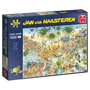 Jumbo puzle Jan van Haasteren The Oasis — 1500 gab., 900×600 mm