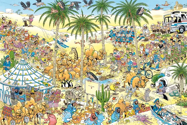 Jumbo puzle Jan van Haasteren The Oasis Photo 2