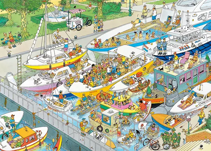 Puzzle Jan van Haasteren The Locks 1000 pcs Photo 2