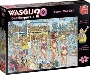 Jumbo puzle Wasgij Destiny 9 Super Models! 1000 gab. (81931)