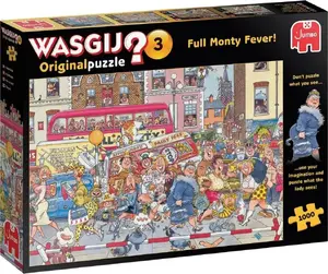 Jumbo Wasgij Original 3 — Full Monty Fever 1000-piece jigsaw puzzle (81923)