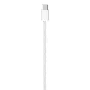 Apple USB-C Woven Charge kabelis 1m USB C uz USB C Balts MQKJ3ZM/A