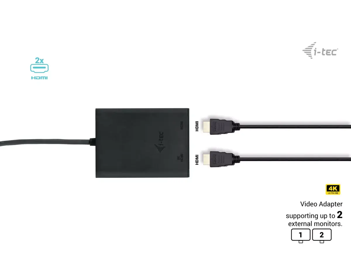 i-tec USB-C Dual 4K/60Hz HDMI Video Adapter Photo 8
