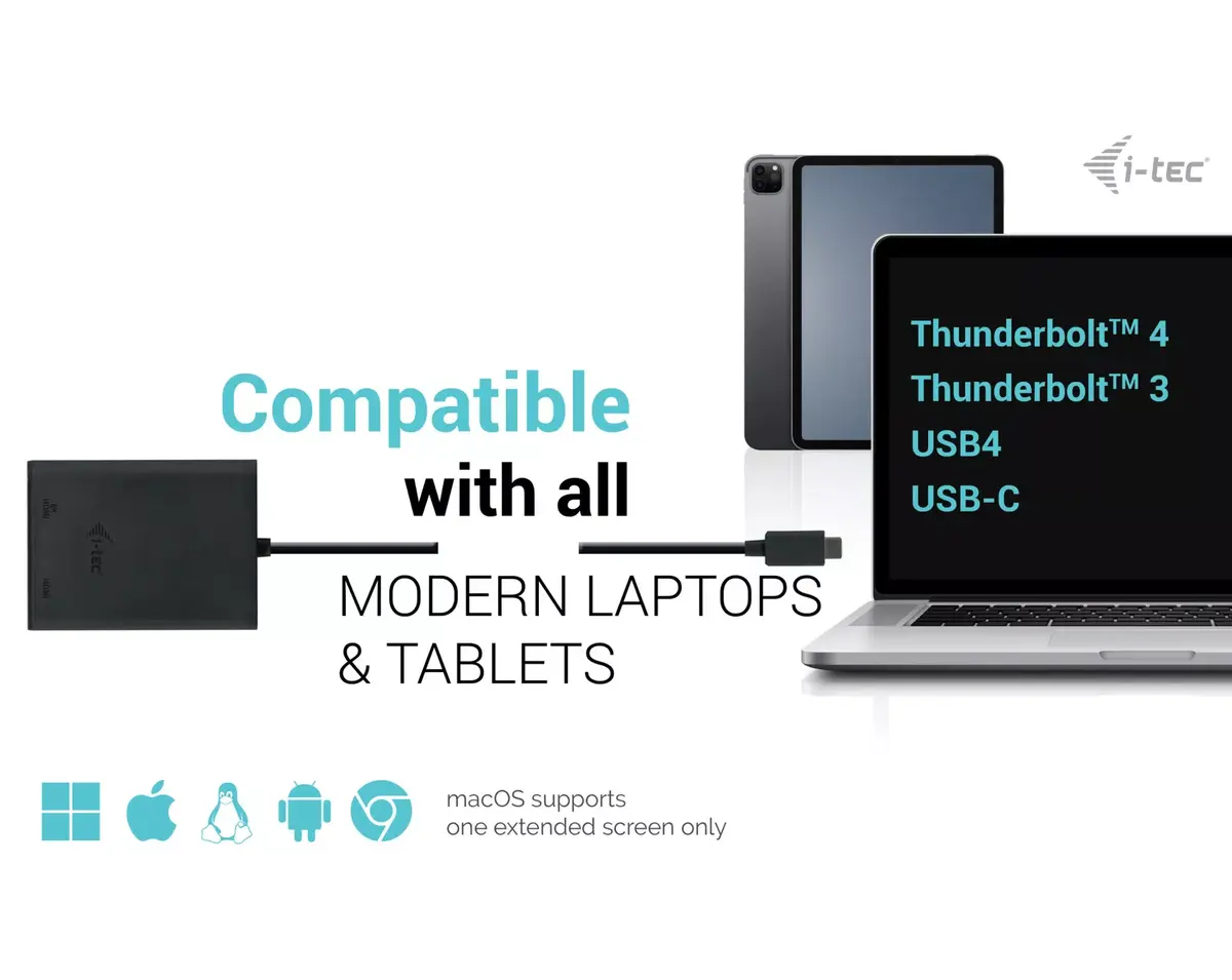 i-tec USB-C Dual 4K/60Hz HDMI Video Adapter Photo 9
