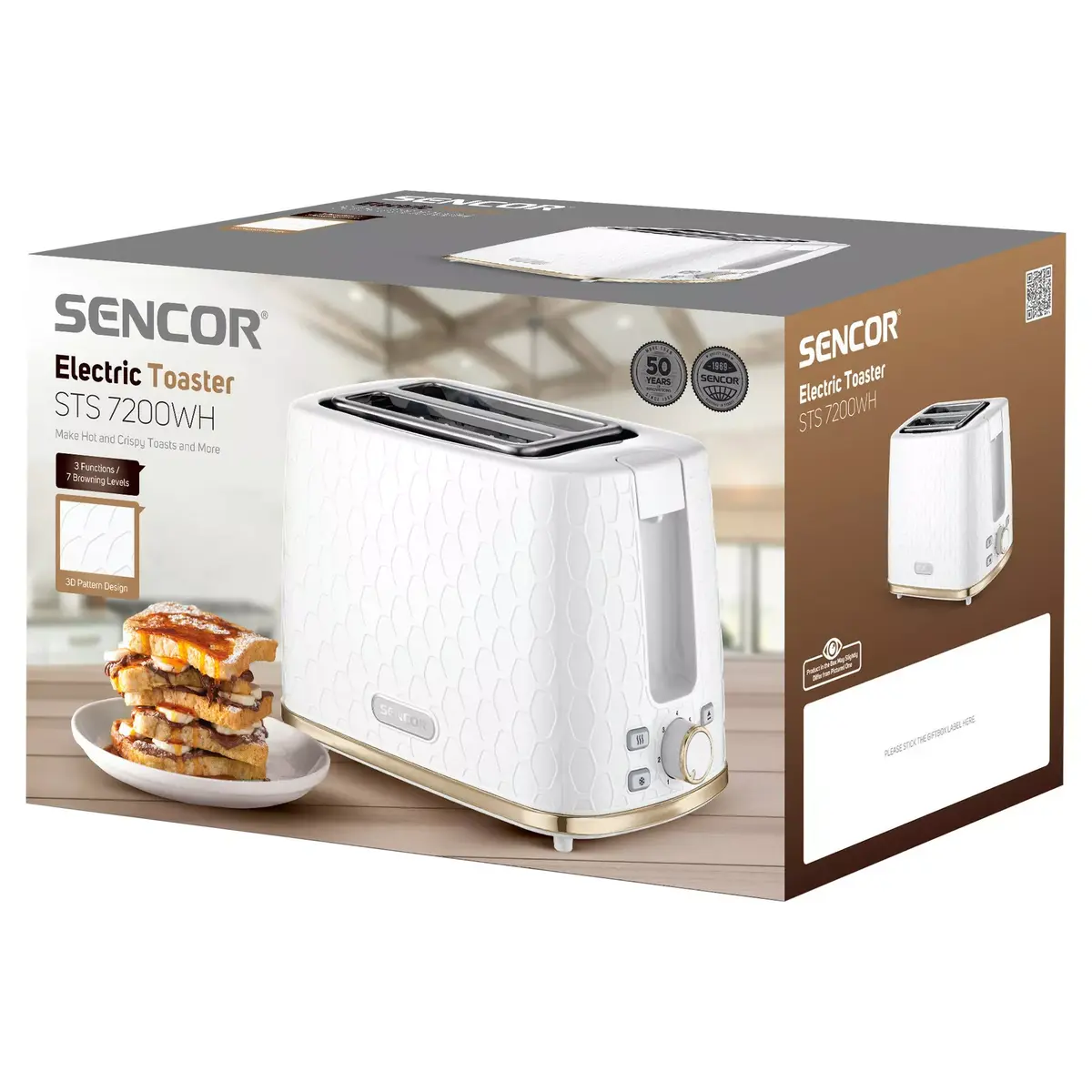 Toaster SENCOR STS7200WH 2-slice Photo 6
