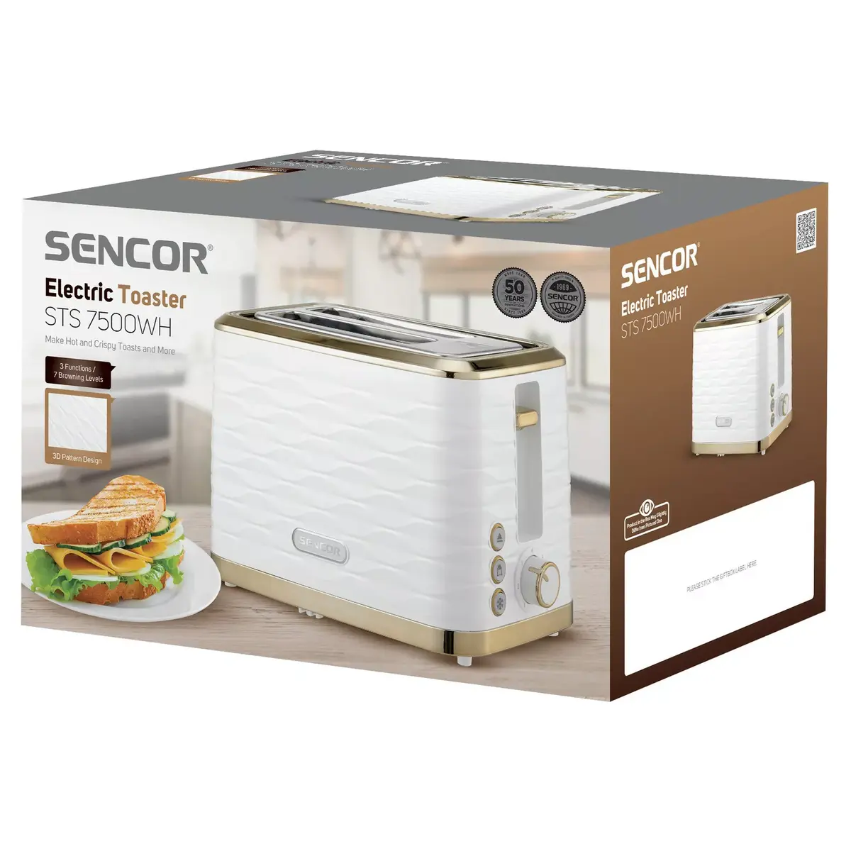 Toaster SENCOR STS7500WH 2-slice 850W Photo 6