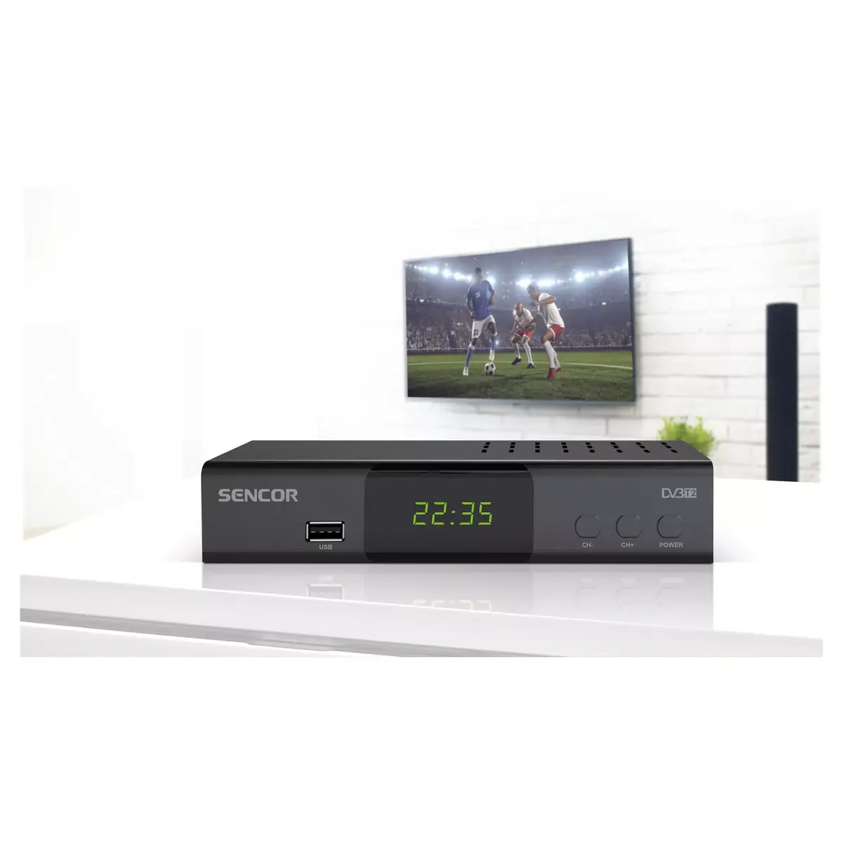 SENCOR SDB5007T set-top box — DVB-T/T2 receiver Photo 4