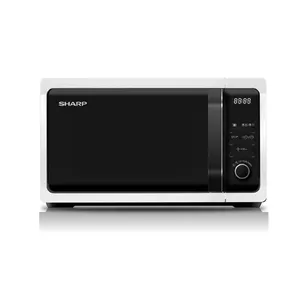 Sharp Home Appliances R-243W mikroviļņu krāsns Novietojams uz galda Solo mikrovilnis 20 L 800 W Balts