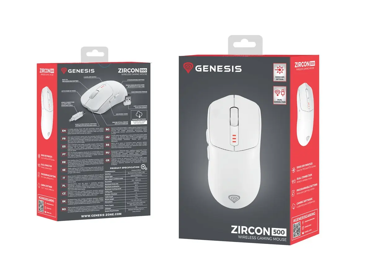 Беспроводная игровая мышь Genesis Zircon 500 Photo 28