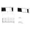 Комод cama meble ABI 4D 200×45×88 см Photo 4
