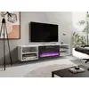 TV skapītis cama meble POLO 180x33x39 ar kamīnu Photo 3