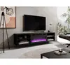 TV skapītis Cama Meble POLO 180x33x39 ar kamīnu Photo 4