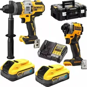 Аккумуляторный набор инструментов DeWalt DCK2052H2T-QW 18 В с 2 аккумуляторами 5 А·ч