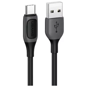 Usams US-SJ596 USB-C kabelis | 3A 1m melns