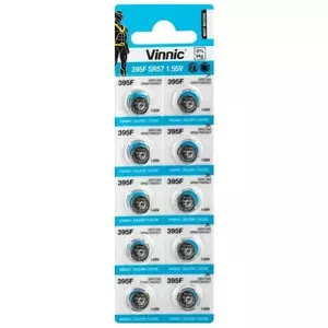 BAT395.VNC10; 395 батарей Vinnic silver-oxide SR927 pack 10 gb.