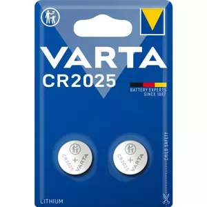 CR2025 baterijas Varta litija 6025 blisterī 2 gb.