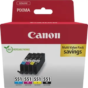 Ink Cartridge Canon 6509B016 Original Black Cyan Magenta Yellow