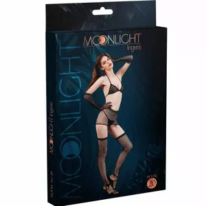 Apakšveļa MOONLIGHT One Size Melns MODEL 20 SPICY SET 5 PIECES D-237343