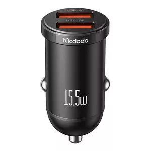 Mcdodo CC-2950 auto lādētājs, 2x USB, 15,5 W (melns)