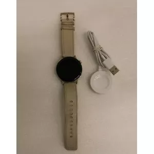 SALE OUT. Huawei Watch GT 3 42mm (White Leather), Milo-B19V Huawei GT 3 (42 mm) Smart watch GPS (satellite) AMOLED Touchscreen 1.32” Waterproof Bluetooth USED, SCRATCHED, REFURBISHED, WITHOUT ORIGINAL PACKAGING AND ACCESSORIES White Leather