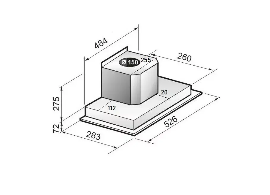 Greentek GTC52WM Built-in Range Hood Photo 2