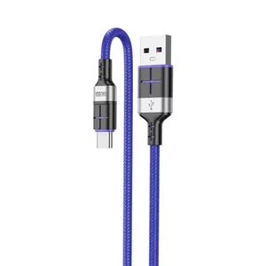 KAKUSIGA KSC-696 USB-A -> USB-C uzlādes kabelis 18W | 100 cm zils