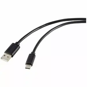 USB cable Renkforce RF-5720398 1.8 m USB A USB C Black