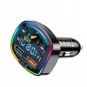 KAKUSIGA KSC-851 car FM transmitter QC 3.0 | 18W | USB Flash | Bluetooth 5.0 Black