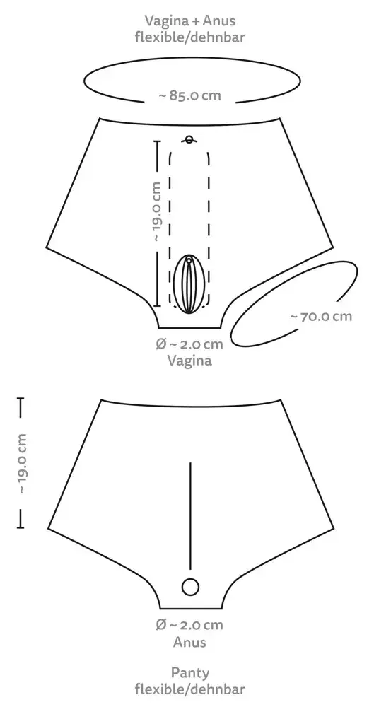 Мастурбатор you2toys Liquid Silicone Pussy Pants Photo 10