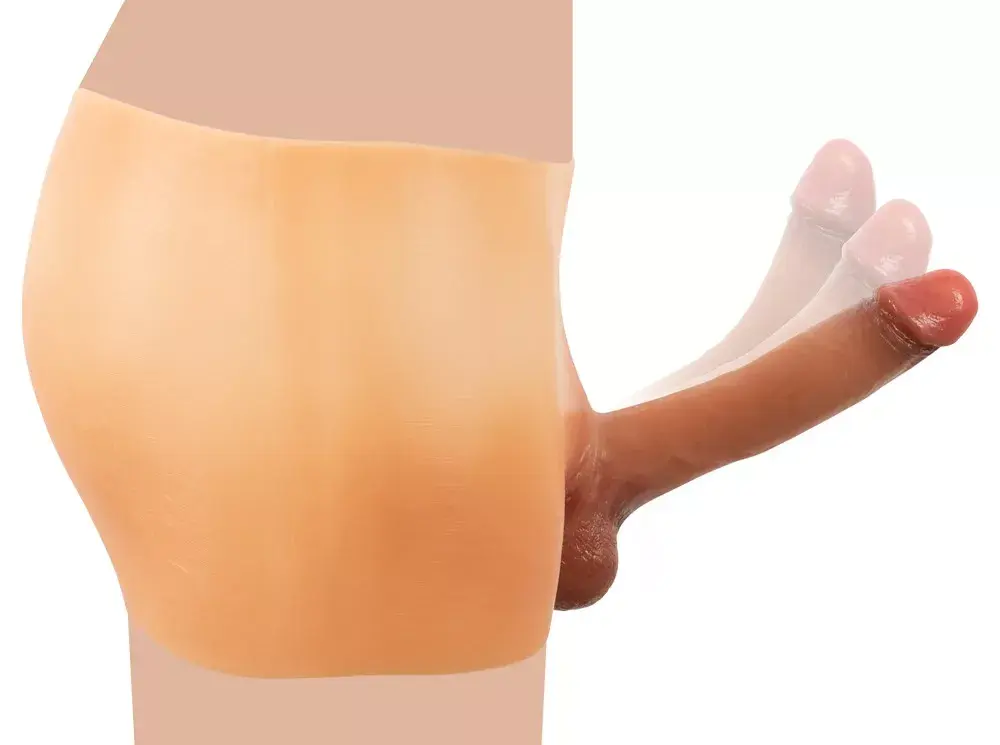 Strap-on you2toys Liquid Silicone Penis Pants Black Photo 7